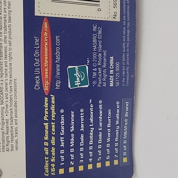 Winners Circle Sneak Preview Series Jeff Gordon No. 24 Nascar 2000 NWT - Picture 6 of 7